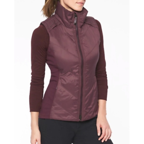 Athleta Jackets & Blazers - NWT Athleta Rock Ridge Vest - Maroon - Small Tall
